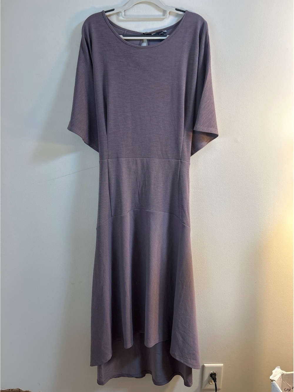 The Limited Plum Fit & Flare Dress Size 1X